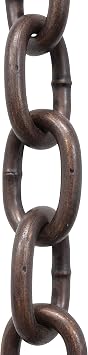 RCH Hardware CH-S60-02-AC-3 Steel Chandelier Chain, Antique Copper 3 Feet