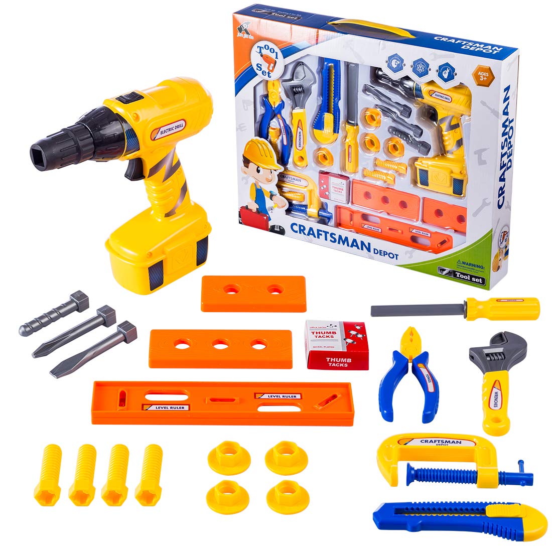 Kamsons Plastic Automobile Tools Kit Mechanical Toy Set for Kids, Multi Color (B0C1CMHPBP) Amazon Price History, Amazon Price Tracker