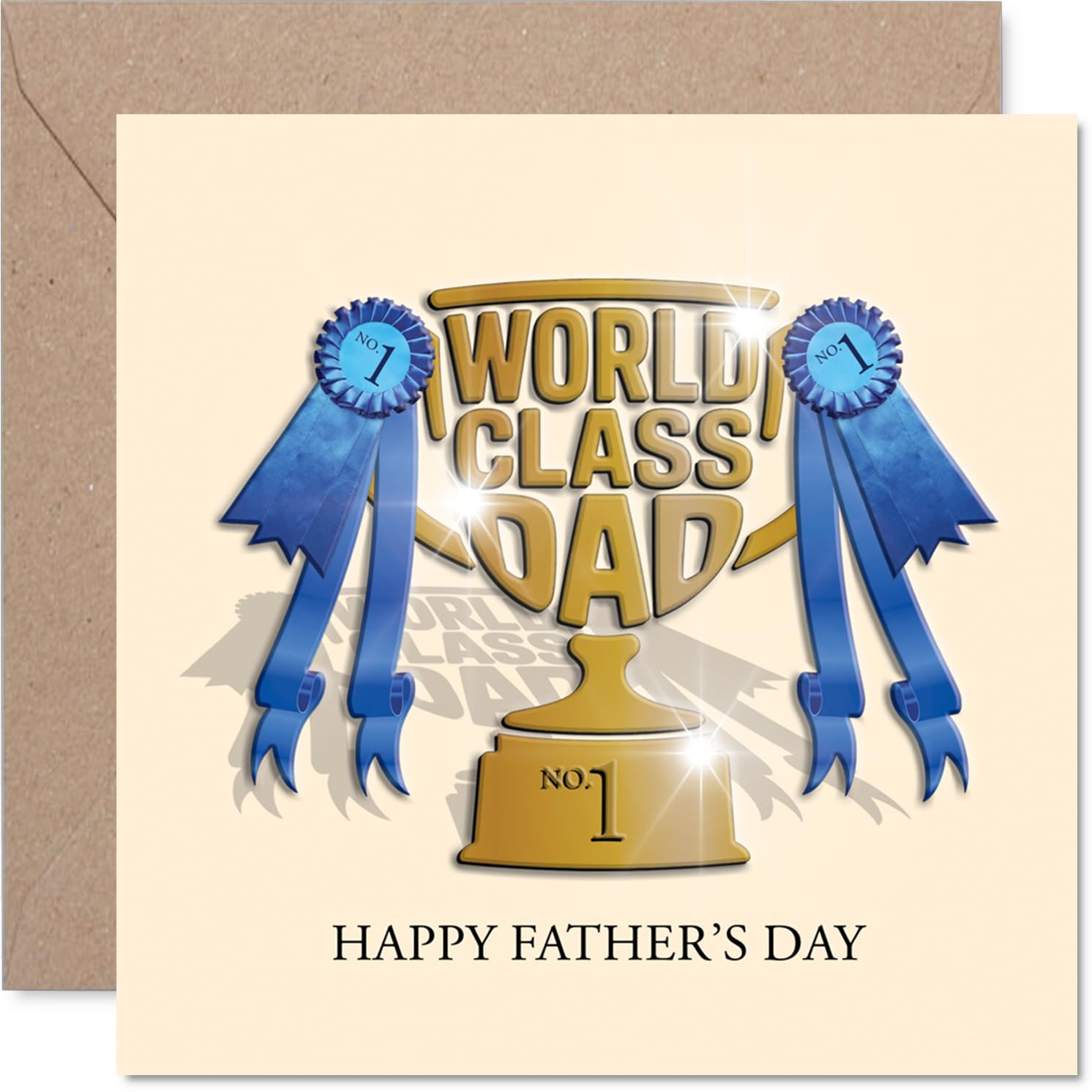 Proud Father's Day Card, Champion Vibes All Round