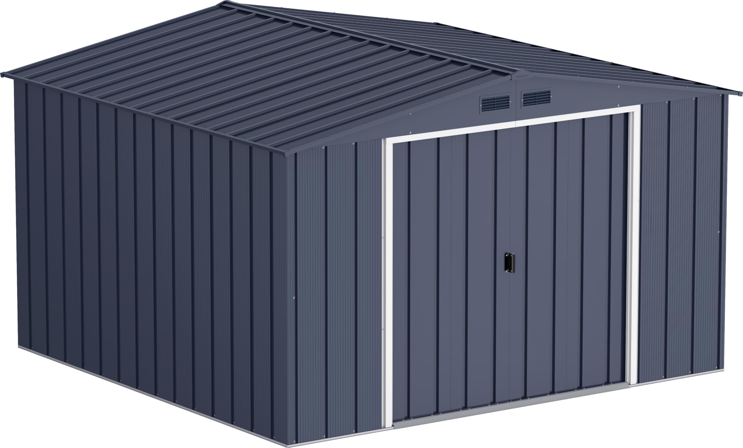 Duramax - caseta cobertizo jardín - ECO JAVEA 10X10 - Metal - color gris antracita