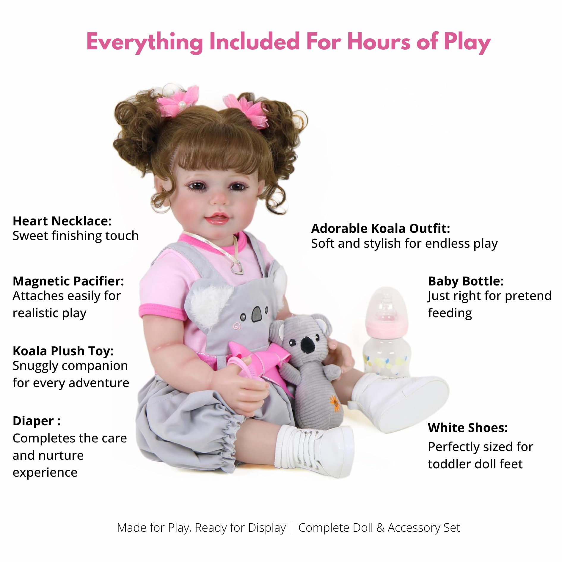 Amazon.com: WAWA-HAOKEAI 22 inch Realistic Newborn Baby Girl Doll