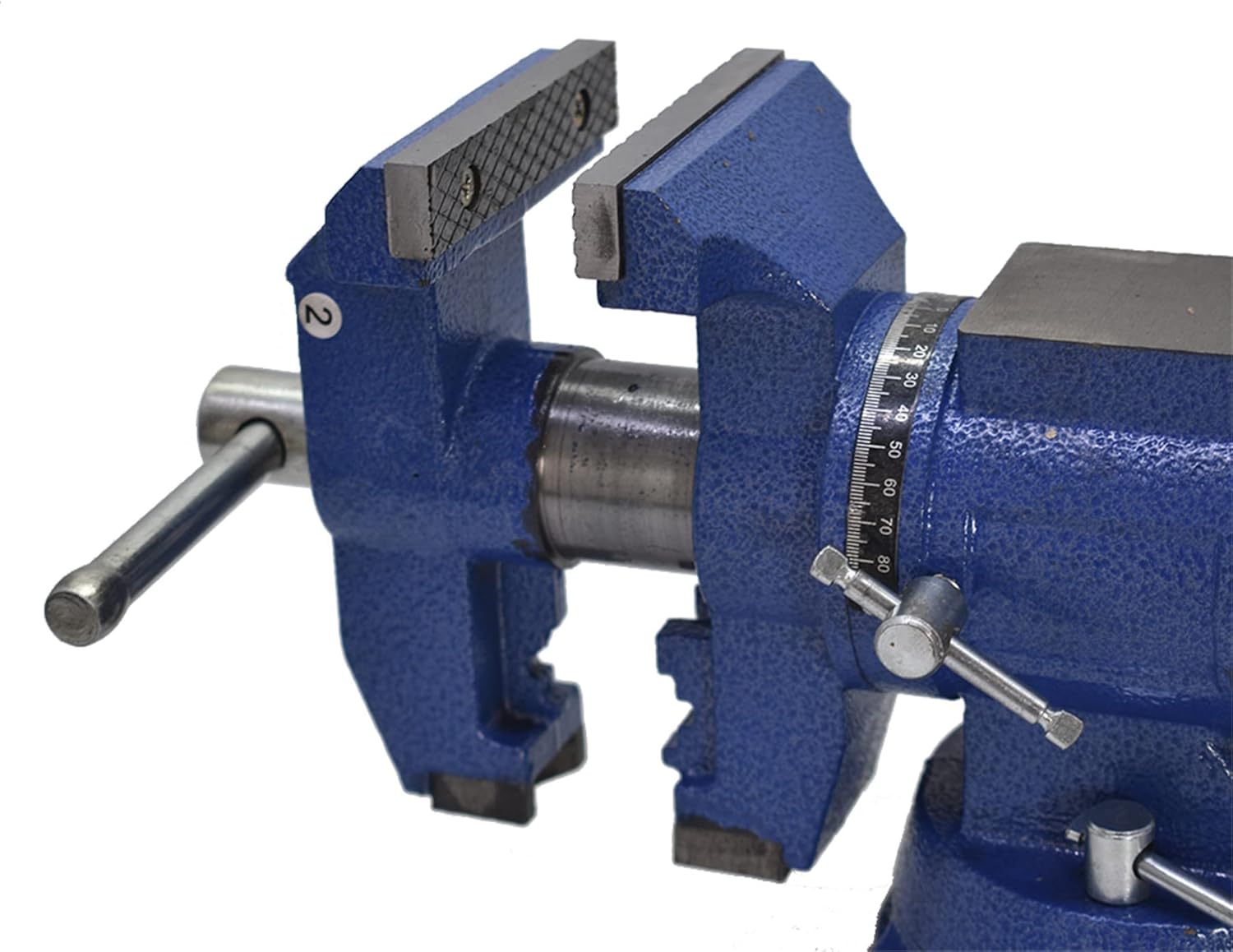 marddpair 4 Inch Heavy Duty Multi-Jaw Vise Multipurpose Vise Bench Vise 360-Degree Rotation Clamp on Vise with Swivel Base and Head Fit for Home or Industrial Craftsmen