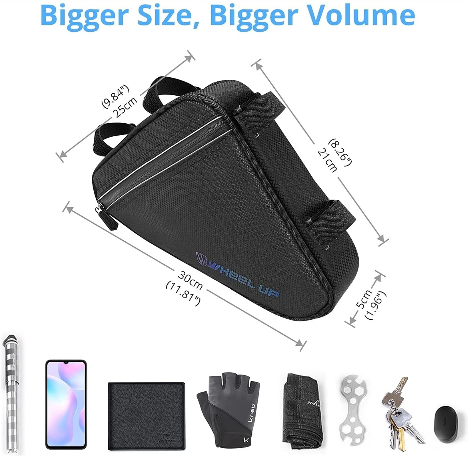 SSDD 自転車ライディングバッグ Amazon.co.jp: SSDD 自転車バッグ、ビーム三角形のバッグ、トップ