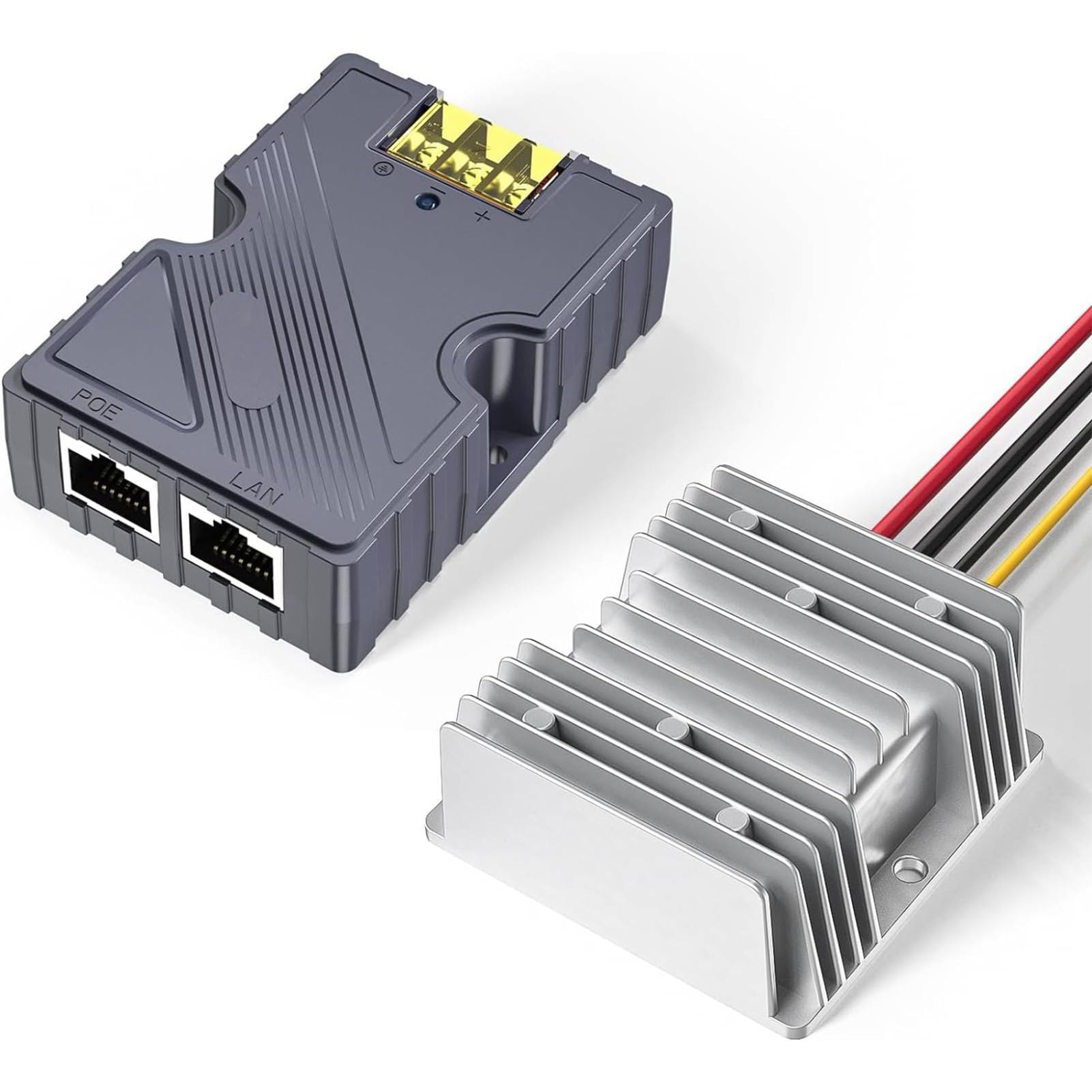 Chrees Iniettore Power Over Ethernet Gigabit Stabile da 144 W per Connessioni di Rete Satellitare Dish V2