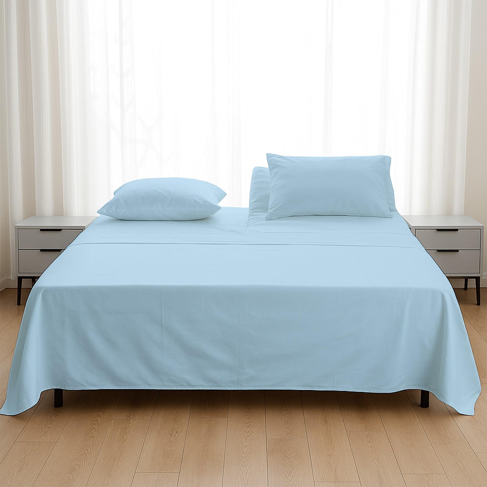 M_シーツ屋ページ Amazon｜Shreem Linen フレックスヘッド キングシーツ スリープ