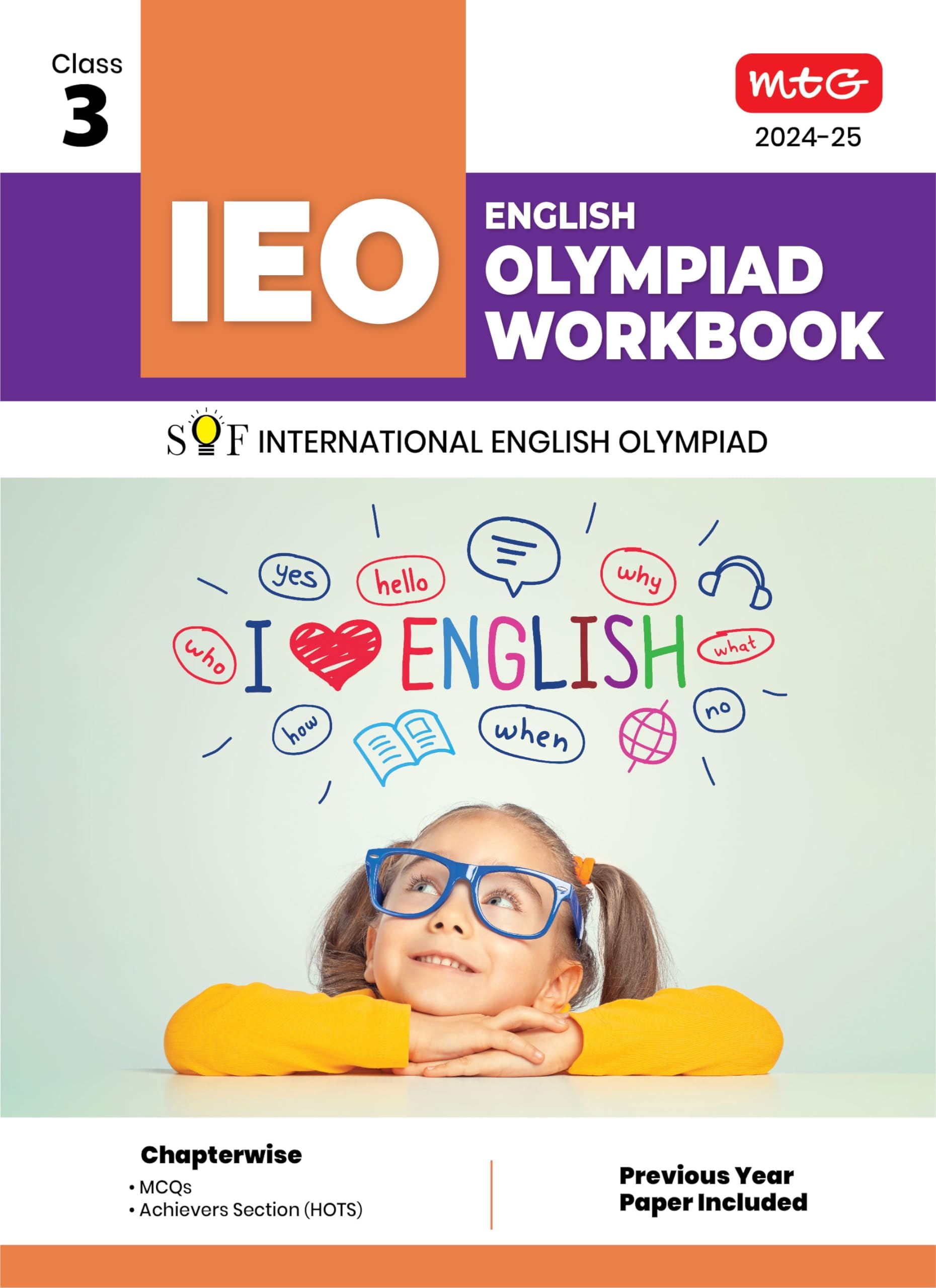 MTG International English Olympiad (IEO) Workbook for Class 3 - MCQs, Previous Years Solved Paper and Achievers Section - SOF Olympiad Preparation Books For 2024-2025 Exam [Paperback] ZARRIN ALI KHAN Paperback – 28 March 2024