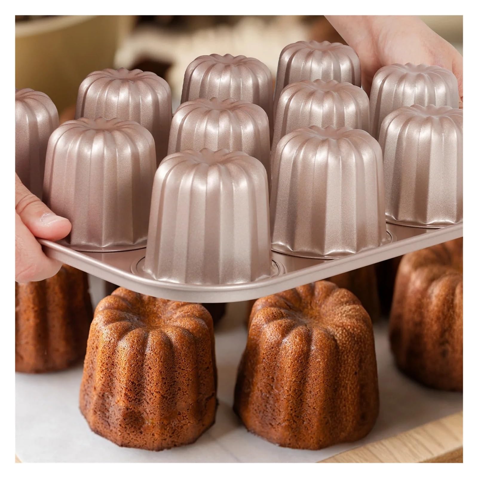 Moule à gâteau antiadhésif 12 trous, ustensiles de cuisson muffins, poêle cupcakes, accessoire cuisine