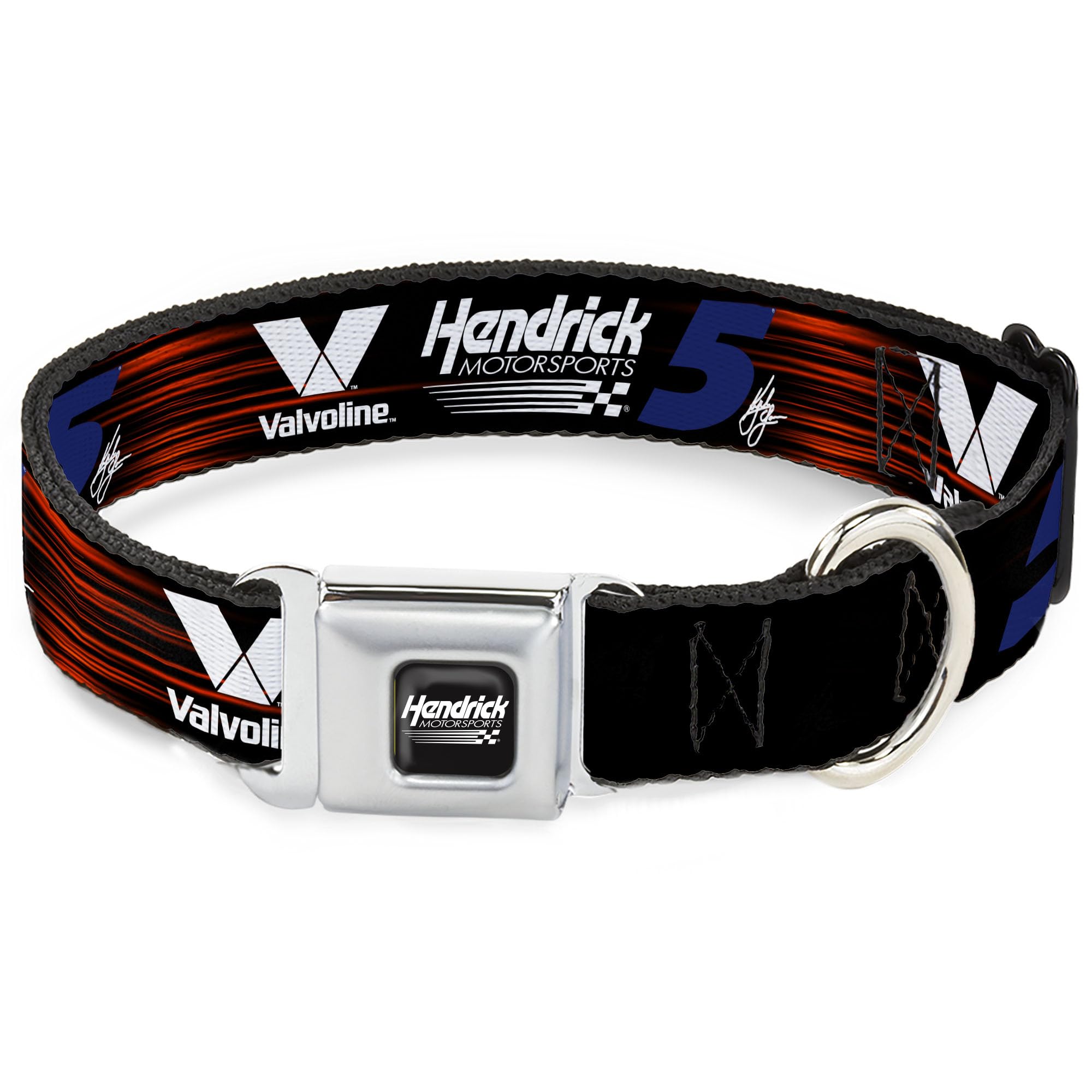Collier pour chien Kyle Larson #5 Hendrick Motorsports en métal noir