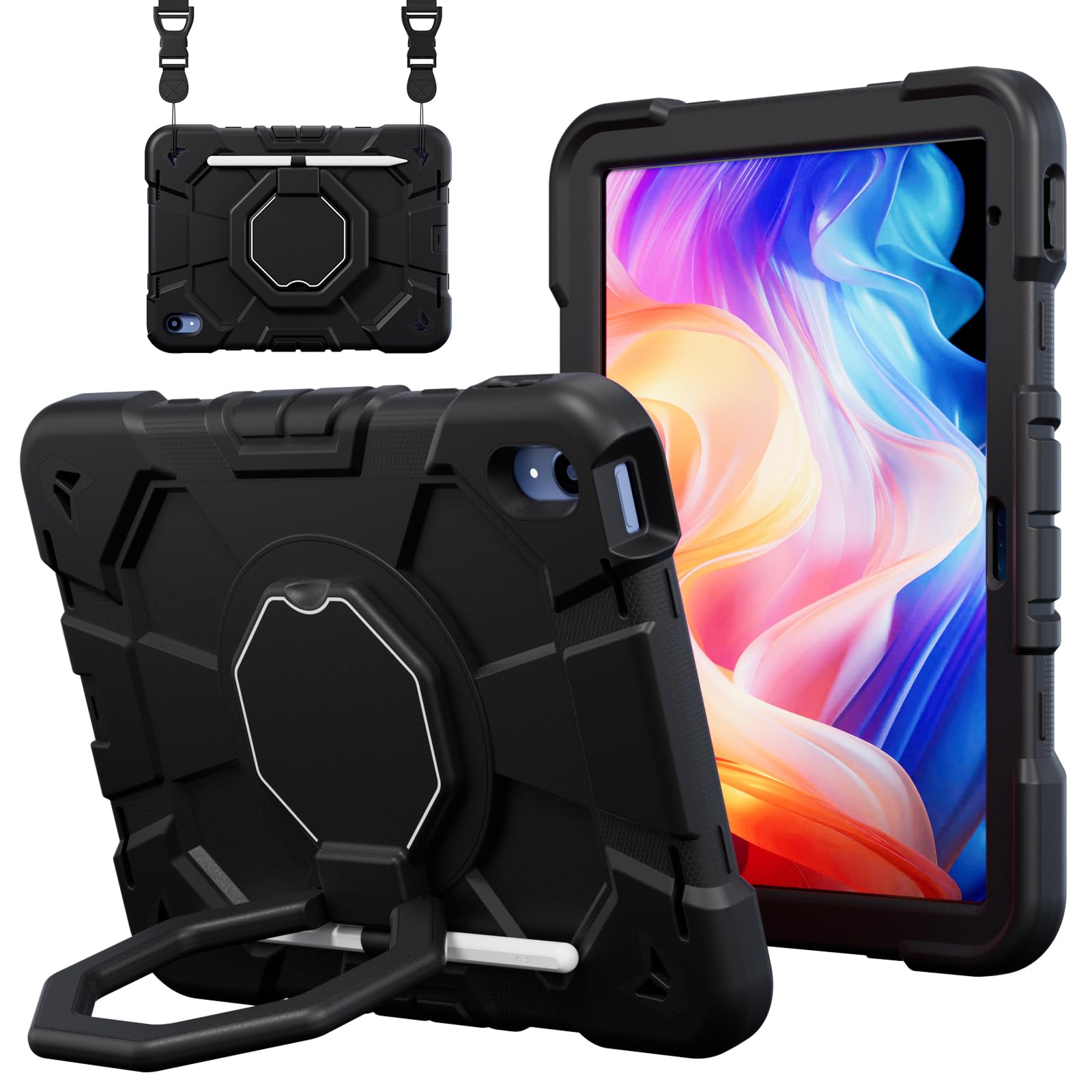 Coque Galaxy Tab A9 antichoc pour éviter les casses d'écran avec sangle - 8
