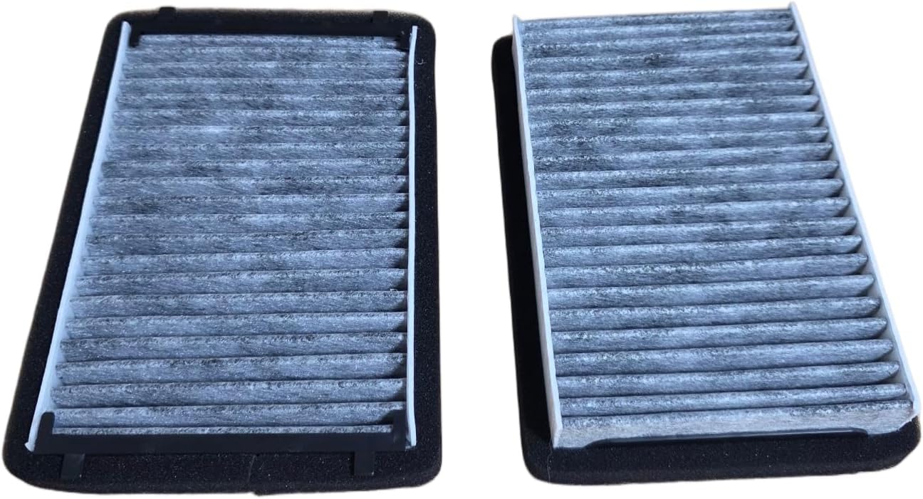 L209778 Activated Carbon Filter L156225 (2PCS) Compatible with John Deere 6105M 6105R 6110M 6115M 6120 6220 6120M 6125M 6130M 6140M 6145M 6150M 6155M 6170M 6175M 6190R Tractors