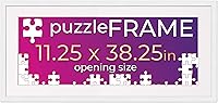 Vista 49 de Poster Palooza Kit de marco para rompecabezas de 21.25 x 15 pulgadas, incluye hojas de pegamento para rompecabezas, marco de madera blanca
