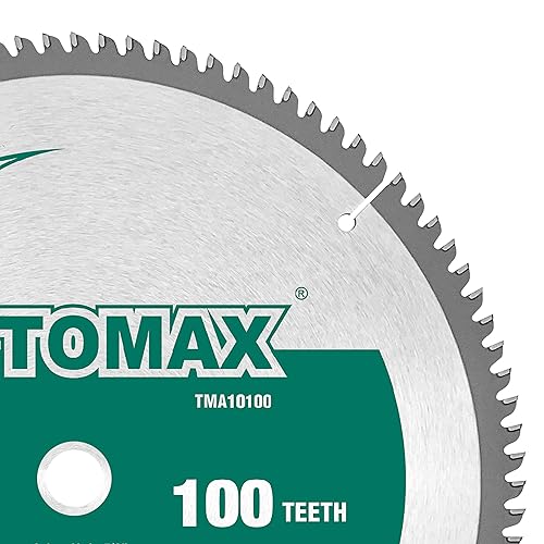 Miniatura 4 de TOMAX Hoja de sierra TCG de aluminio fino y metal no ferroso de 8-14 pulgadas con eje DMK de 58 pulgadas