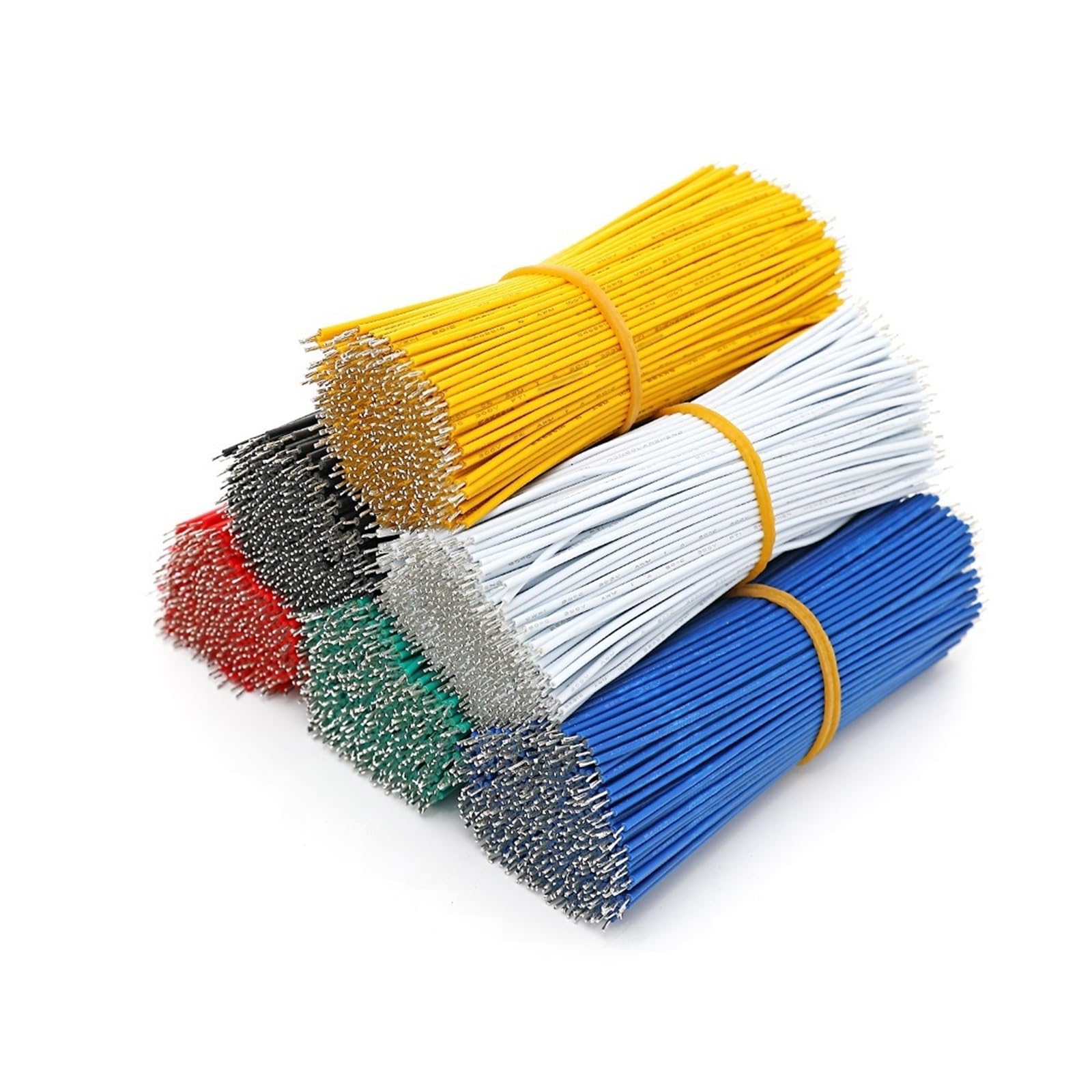 Outdoor Extension 100PCS 1007 24AWG Solder Cable Fly Jumper Wire Tin Plated Breadboard Connector Wire 24AWG 3cm 10cm Solar sheathed(Color:Blue,Size:10CM)