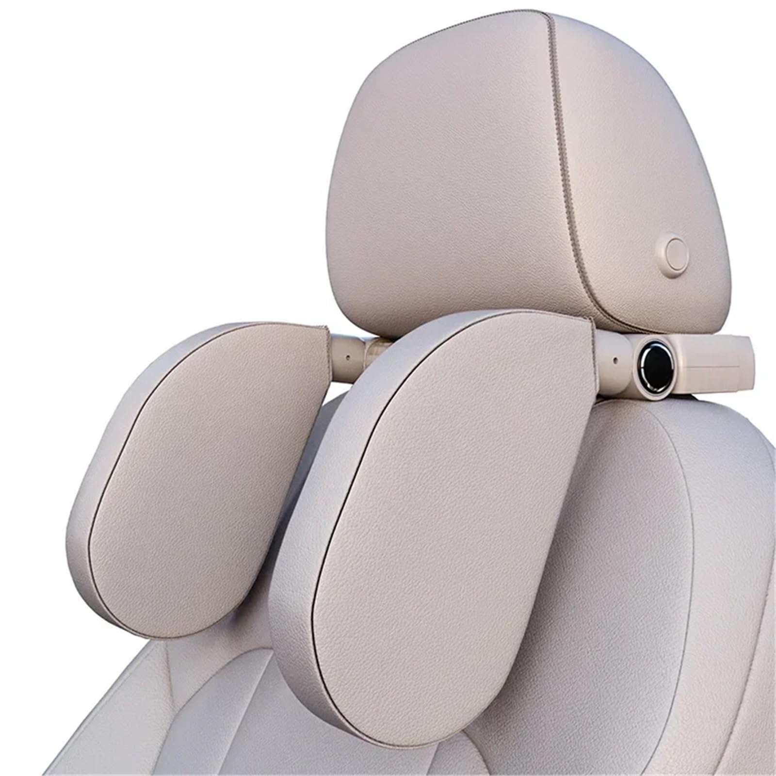 Regulowana poduszka pod głowę w kształcie litery U, poduszka podróżna do spania w samochodzie, poduszka zagłówkowa do fotela samochodowego Car Seat Headrest poduszka do jazdy(A05-GRAY)