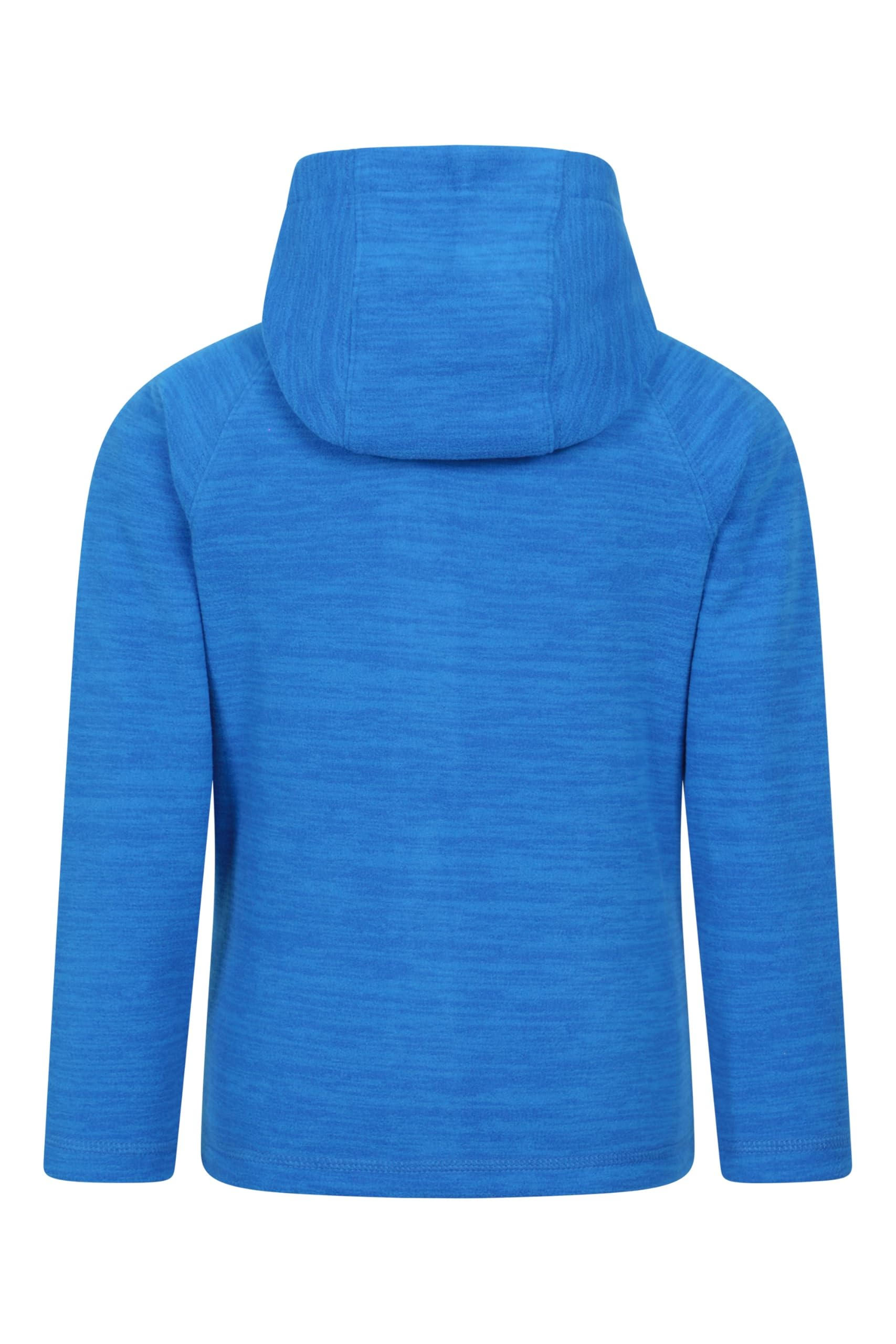 Mountain Warehouse Snowdonia II Sweat à capuche pour enfant - Haut en micropolaire avec poches avant, garçon et fille - Printemps été, l'extérieur