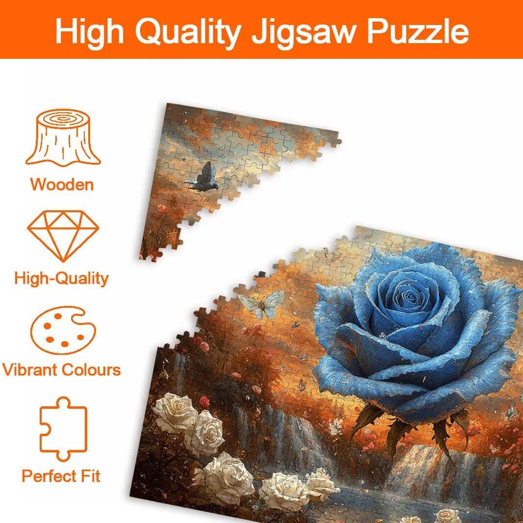 Puzzle Rosa, Puzzle 2000 Pezzi Adulti per Decor, Regalo Donna/Uomo -8724