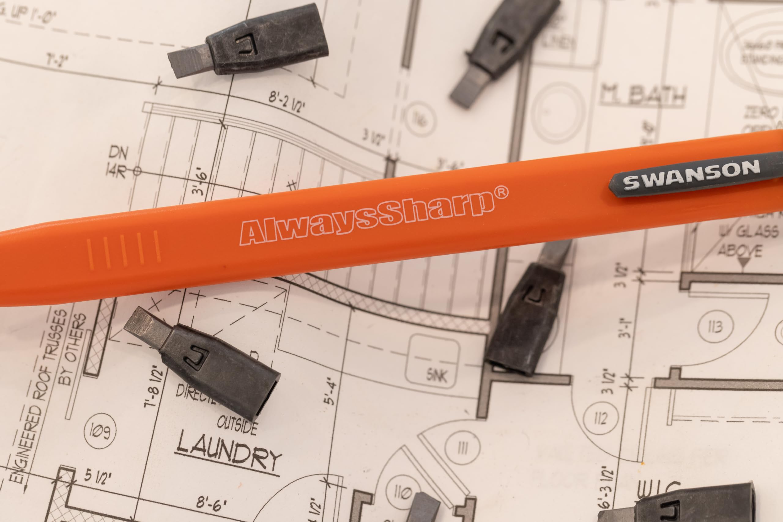 Swanson Tool Co Value Pack con una cinta métrica de 25 pies y un portaminas con puntas de repuesto