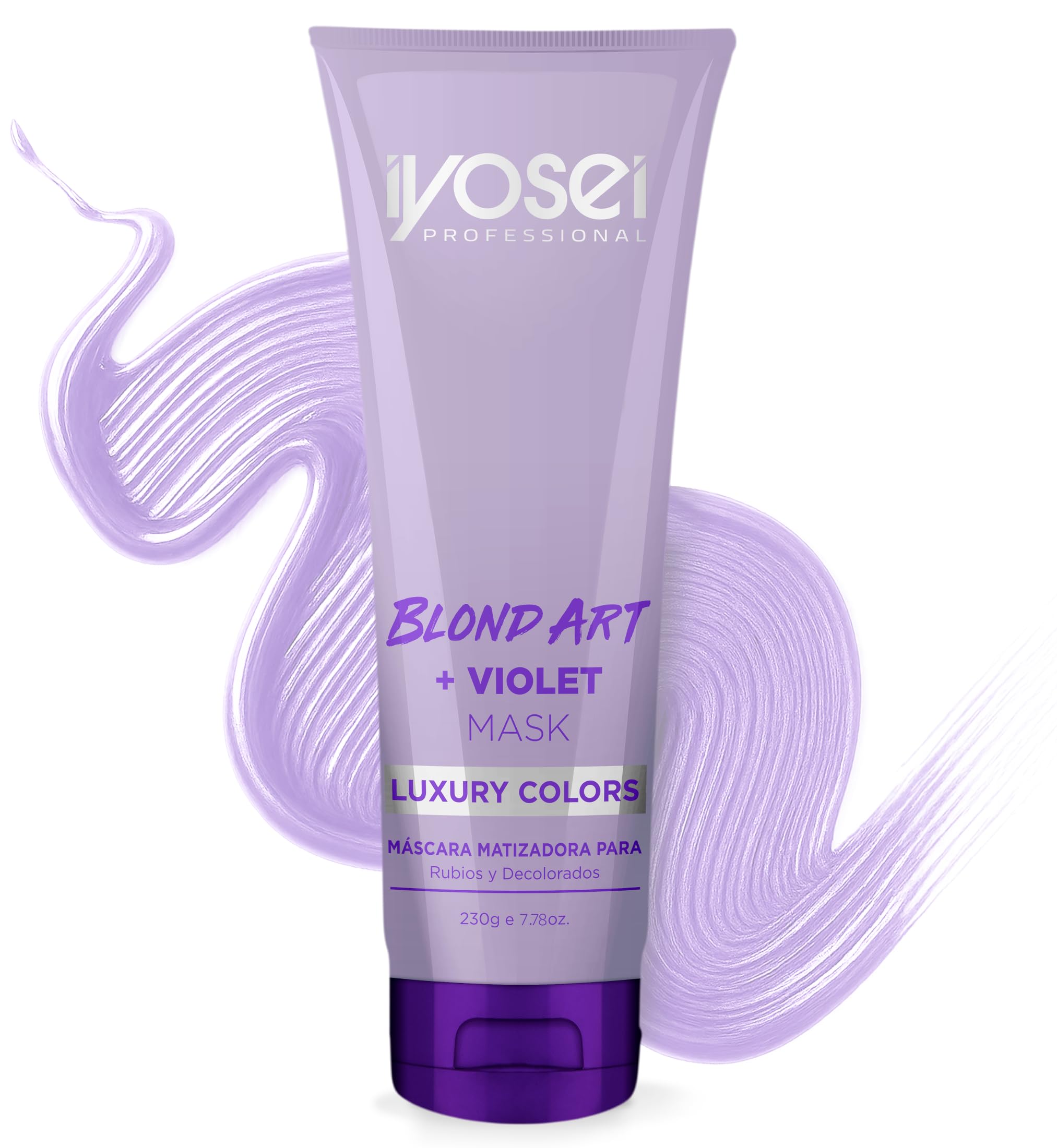 Professional Blond Art+ Purple Toner Mask for Blonde, Bleached, Highlighted & Silver Tones – Violet Conditioning Treatment for Color-Correcting Brassy Shades