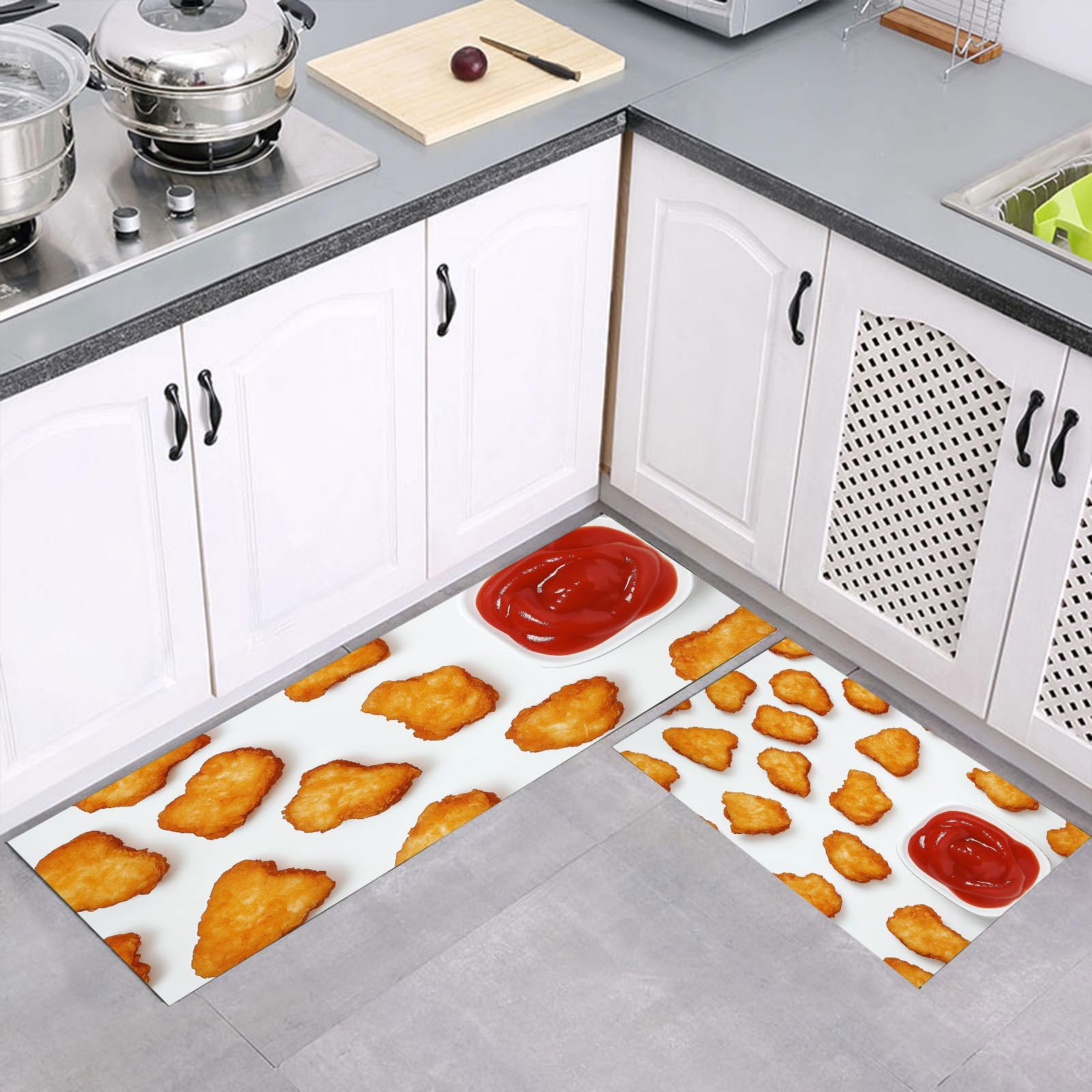 Almohadillas de cocina absorbentes para evitar resbalones y suelos mojados