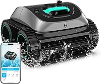 WYBOT C1 2025 Cordless Pool Robot Vacuum: 4-in-1 Cleaner for Inground Pools up to 1614 Sq Ft, 150Min Runtime, Triple Motor, App Control & Wall Cleaning