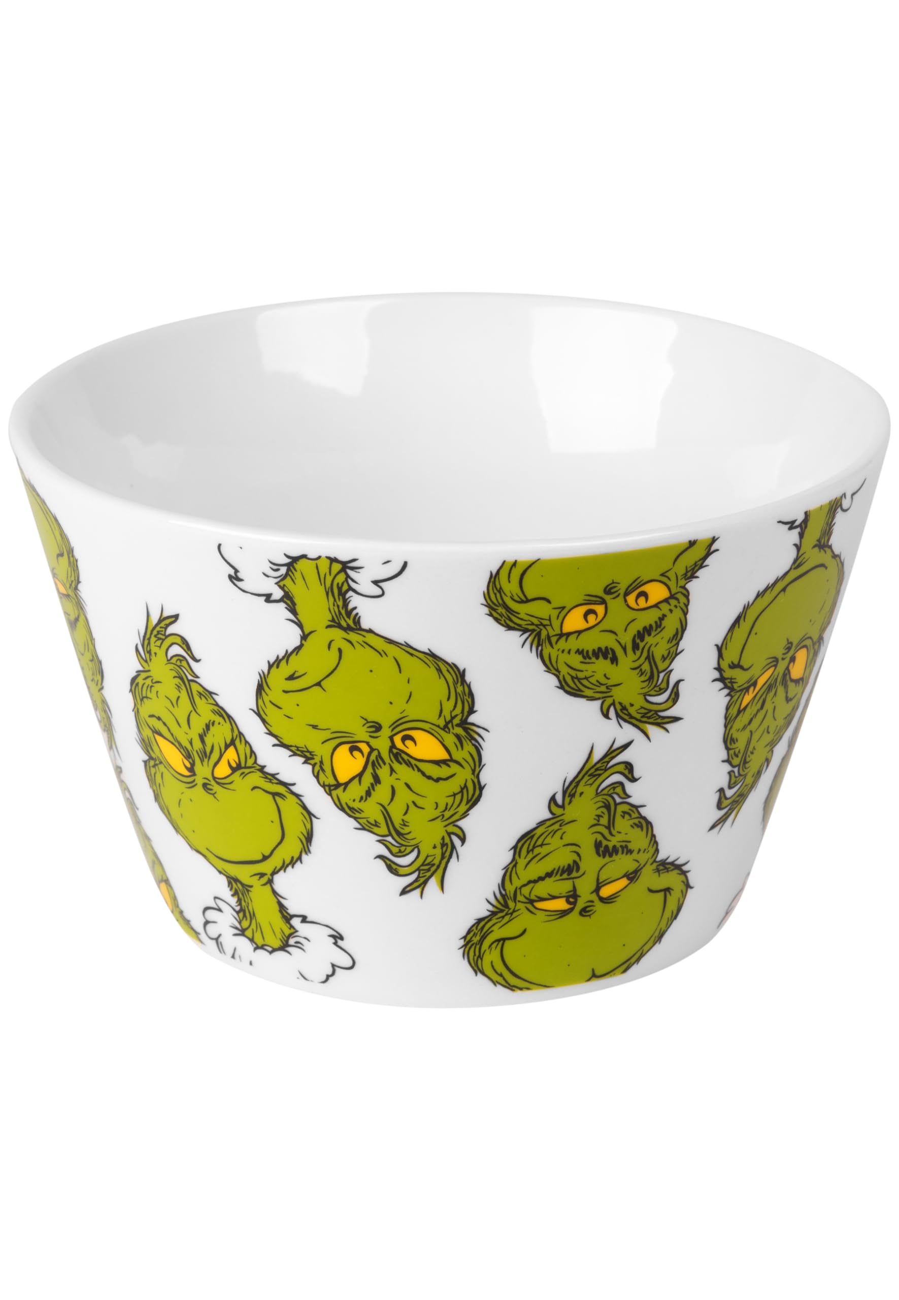 United Labels The Grinch - Ciotola per cereali Feelin Grinchy, in porcellana, 500 ml, colore: Bianco