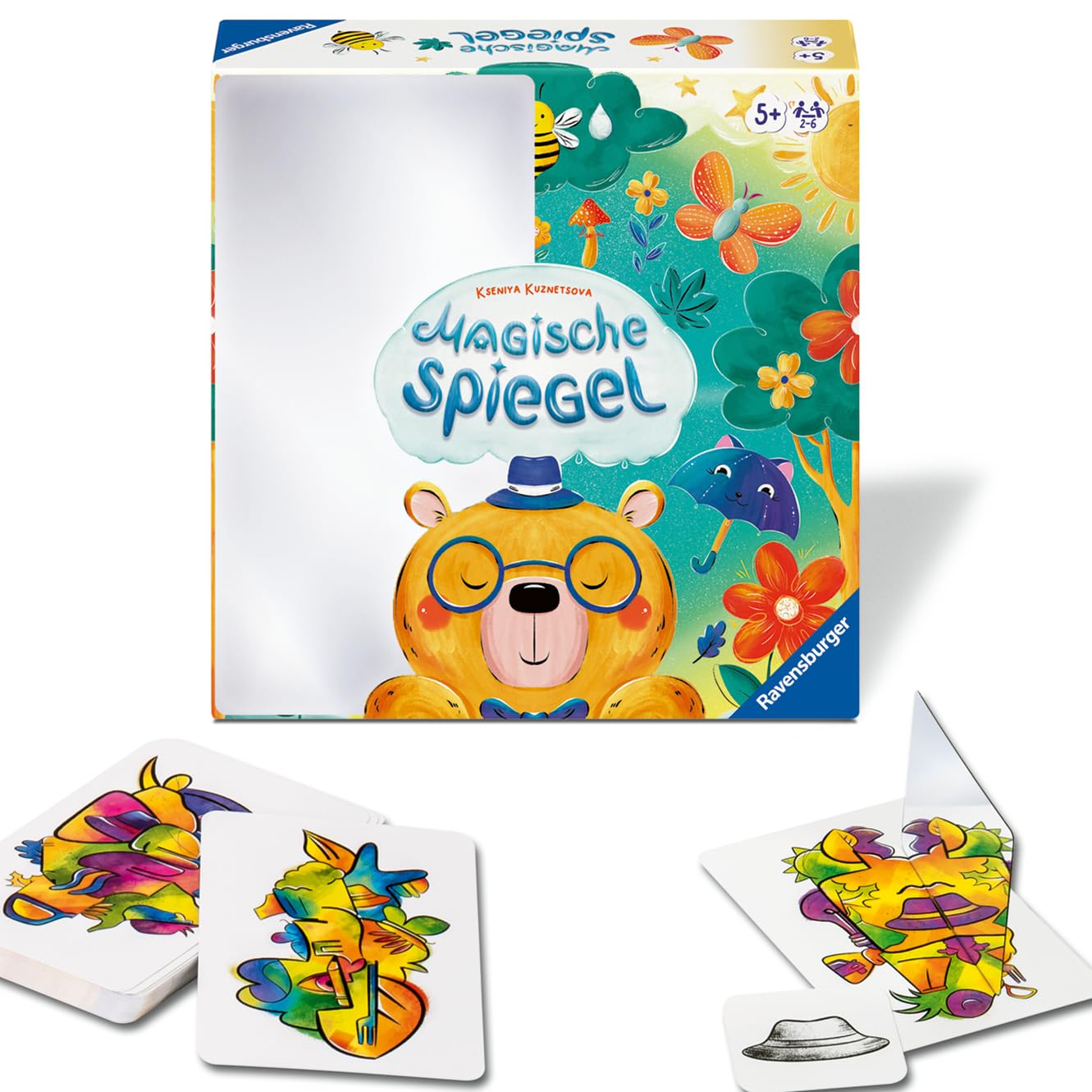 Ravensburger Magische Spiegel – Kinderspiel + Magische Spiegel ist ein witziges Suchspiel für Kinder
