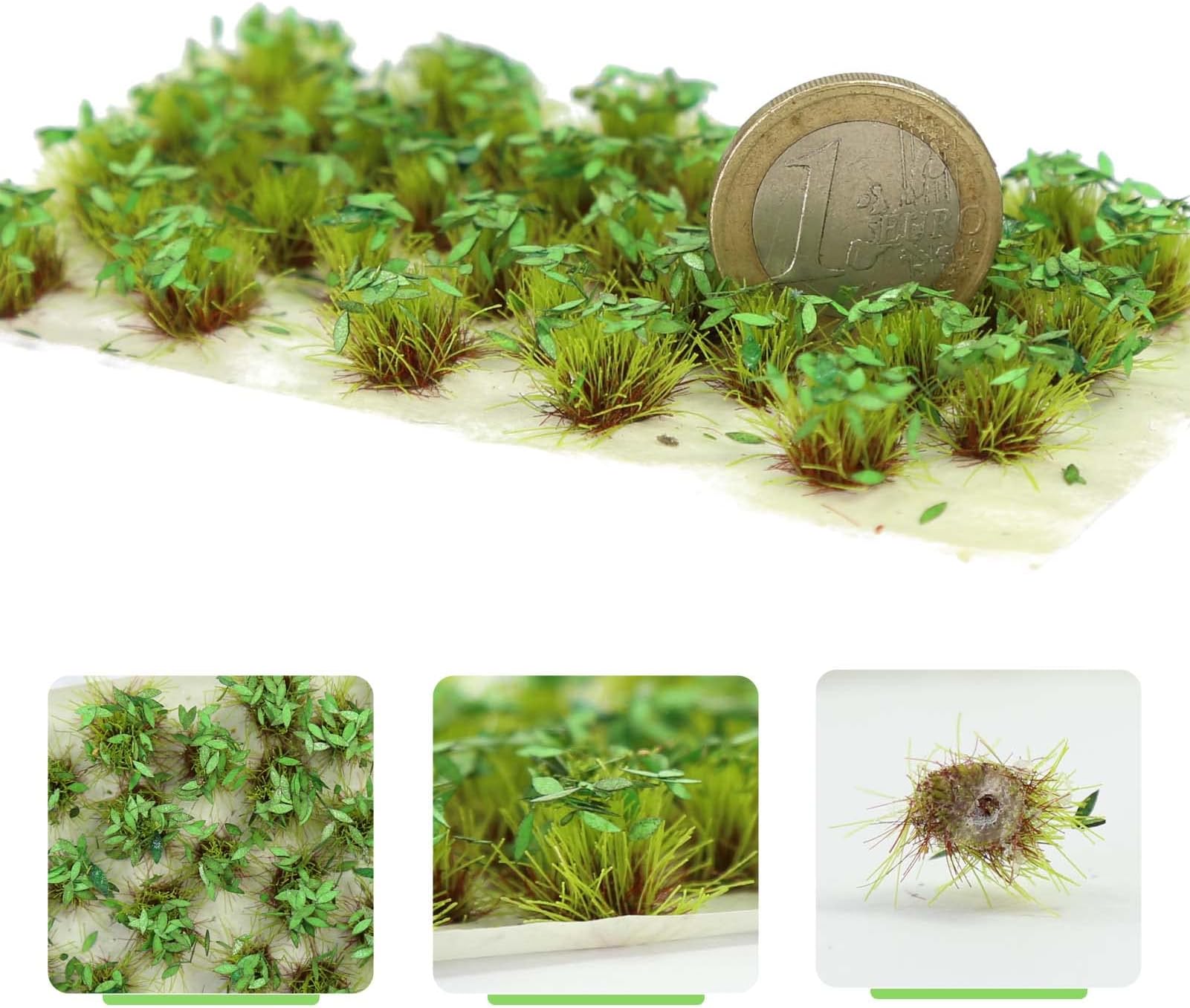 Miniature Vegetation Artificial Flower Cluster with Model Bases War Game Lowland Scenery (D)