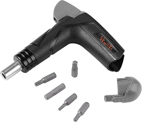 Skwiki - Llave dinamométrica ajustable para bicicleta, 4, 5, 6 Nm, incluye brocas hexagonales de 3, 4, 0.197 in y 25 herramientas en T, herramienta