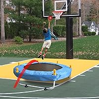 Vista 3 de Toddler Trampoline for Kids Ages 1-8, 55'' Small Trampoline with Safety Enclosure Net, Indoor & Outdoor Baby Mini Trampolines, No-Gap Safe Design