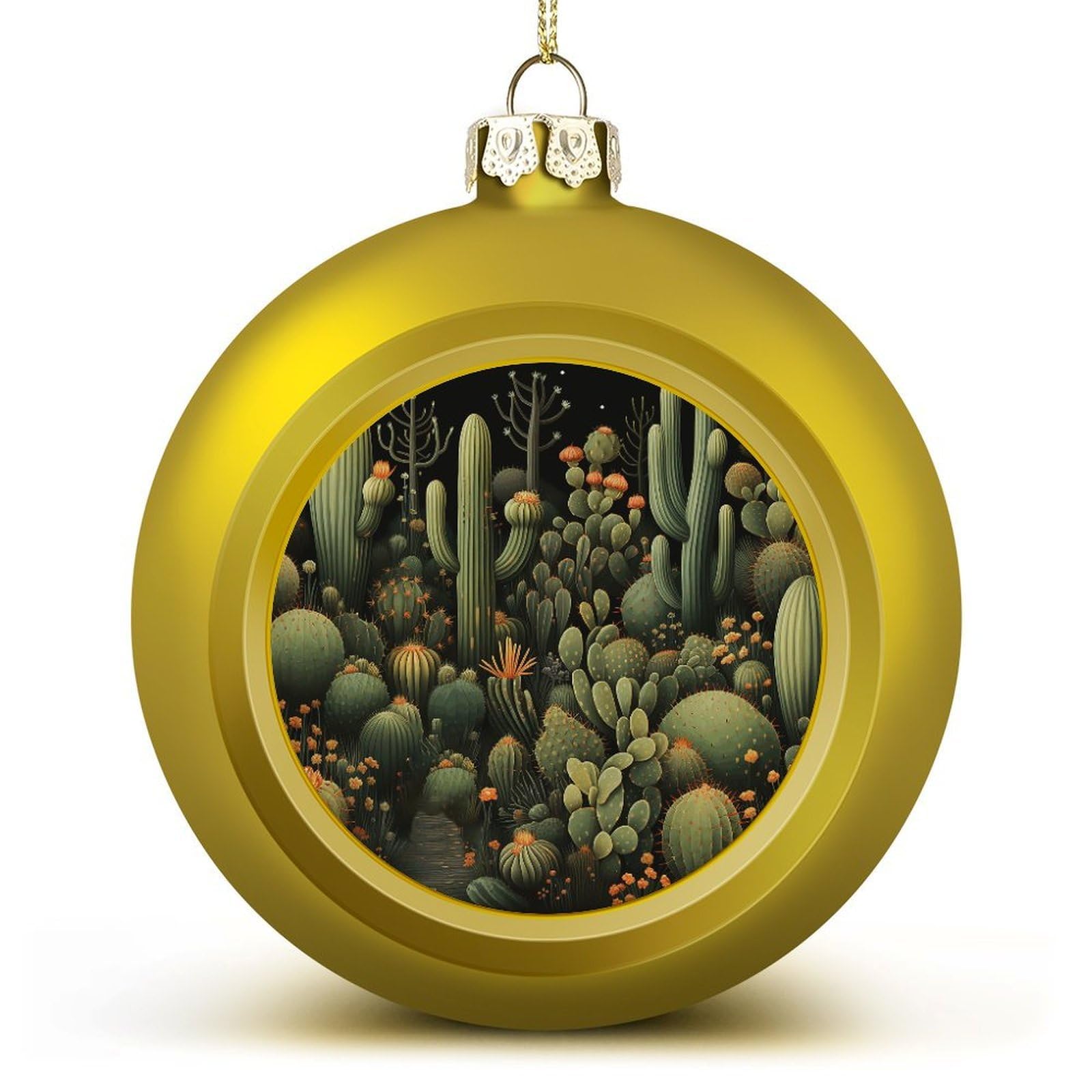 Décorations de sapin de Noël cactus vert incassables pour fête mariage et Noël