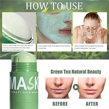 Amazon.com : JKWRRRKS Green Tea Deep Cleanse Mask Stick, Green Tea