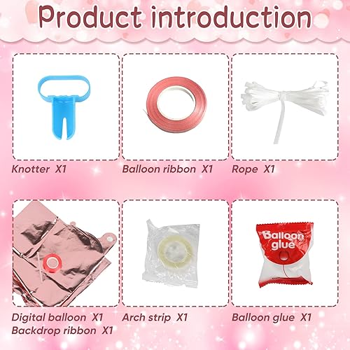 Miniatura 3 de Cartel de feliz cumpleaños número 29 con kit de globos de cumpleaños, decoración de fiesta de cumpleaños de 29 años, suministros para decoración de