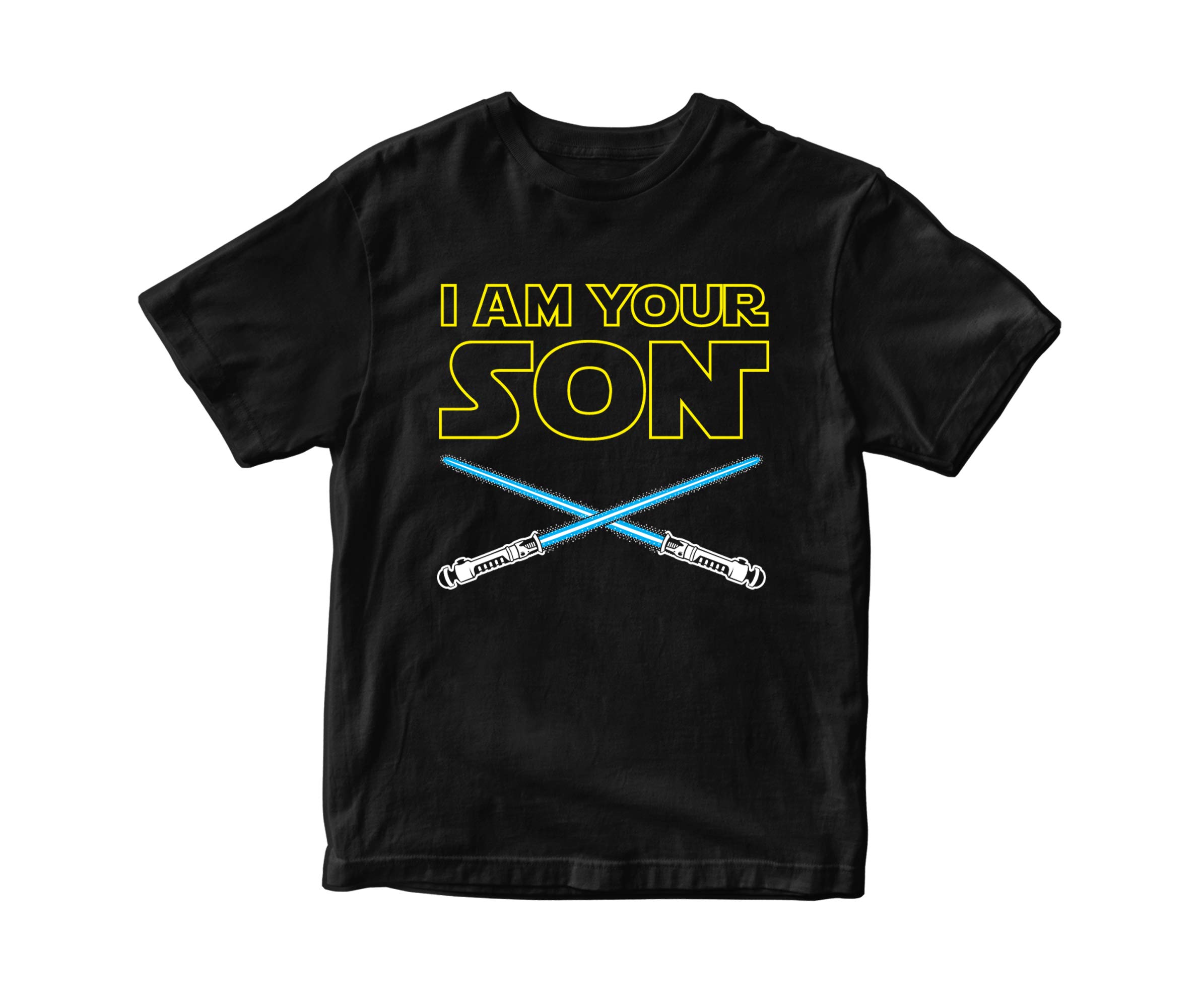 Crossed Lightsabers Movie Parody Quote Matching Family Shirts