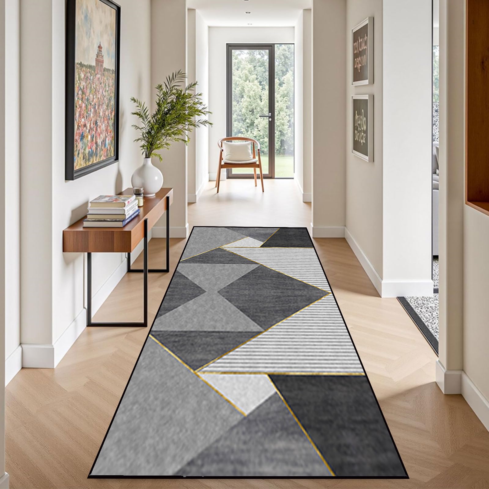 Alfombra de cocina moderna de pelo corto ideal para decorar la entrada y la sala de estar