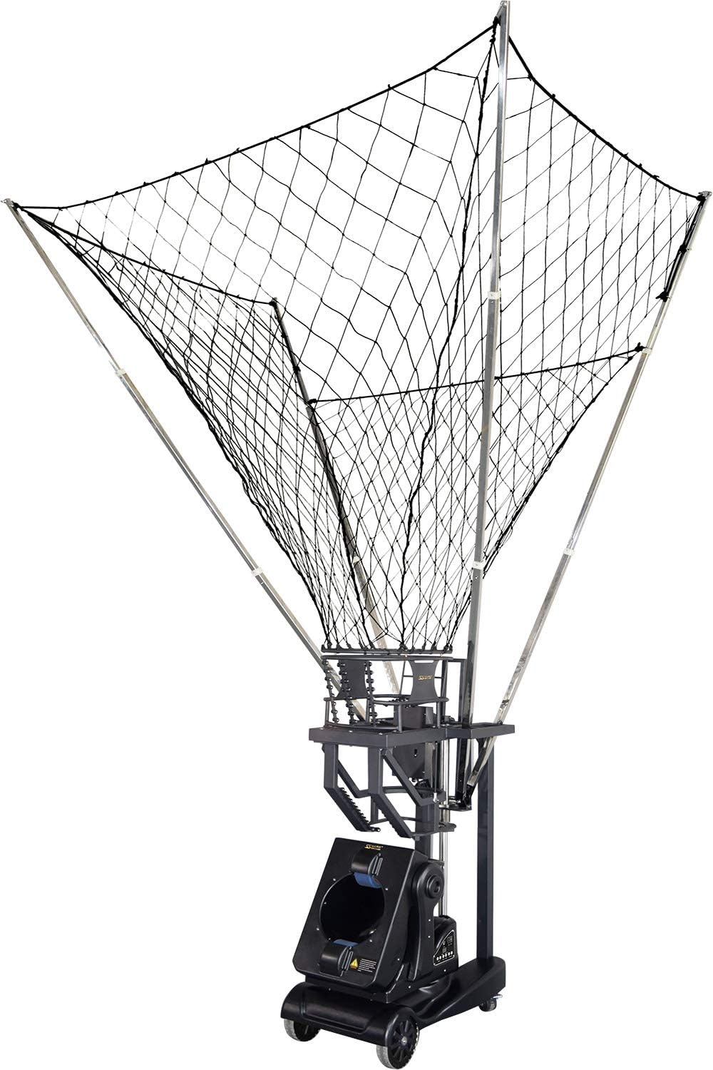 Siboasi Sports K2101 Basketball Shooting Machine - Automatic Ball Rebounder and Return Guard Net - Portable Basketball Training Drills Goals (93CM*185CM*70CM)