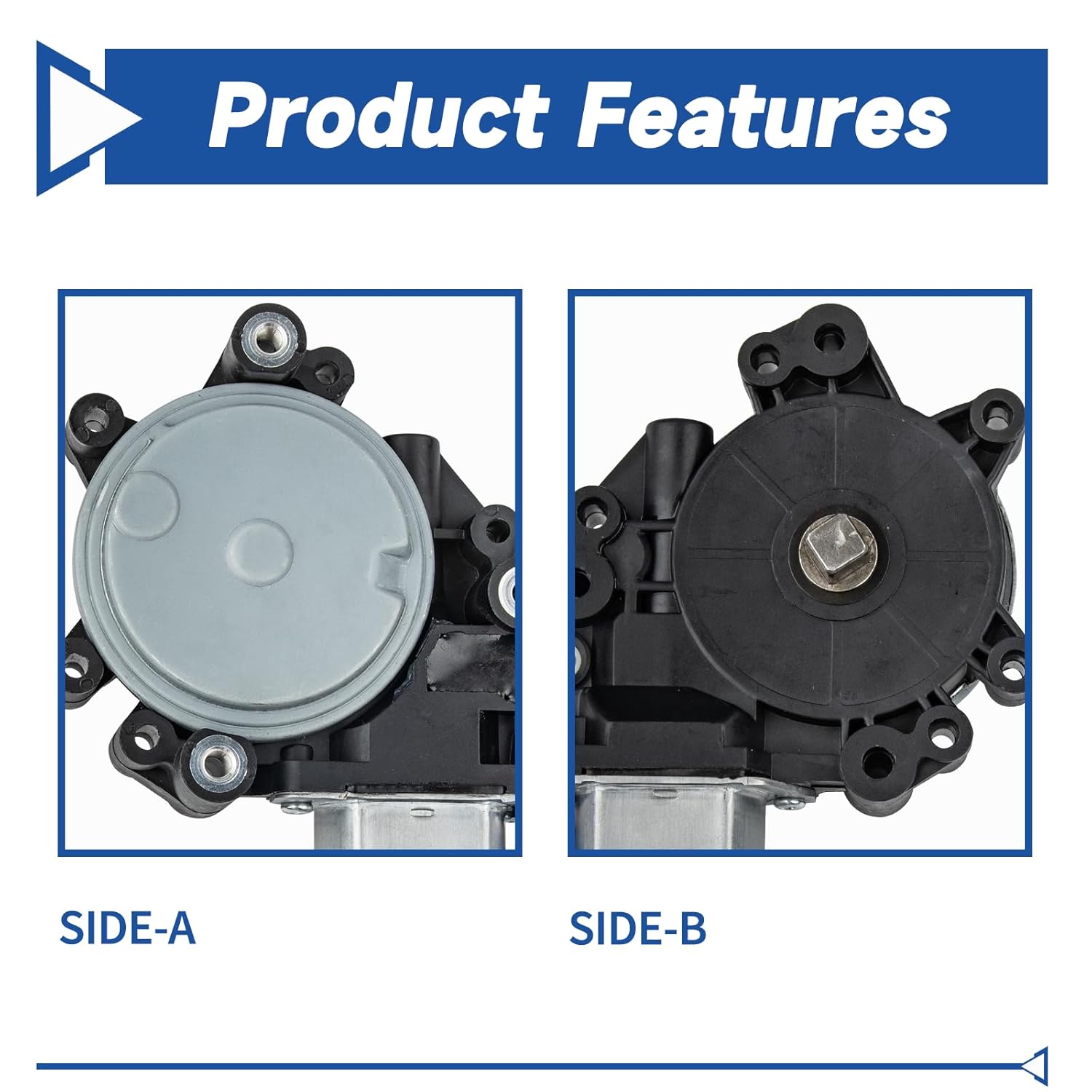 Obaee Power Window Lift Motor Rear left Driver Side Compatible with Nissan Titan 2004-2011, Maxima 2004-2008, Armada 2005-2011, Pathfinder Armada 2004, Replace 47-1374, 82-1374, 827317S000, 827317Y000