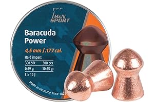 H&N Sport Haendler & Natermann H&N Baracuda Power Domed Airgun Pellets -...