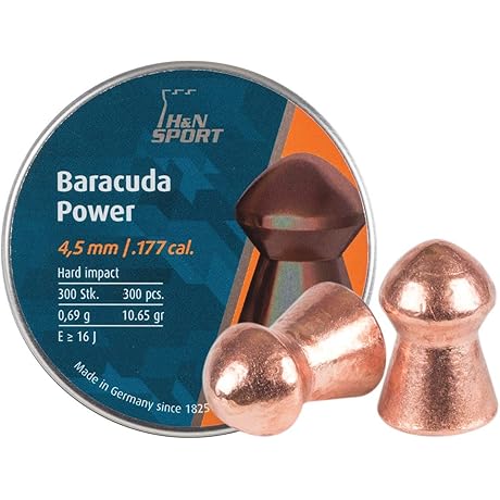 H&N Sport Haendler & Natermann H&N Baracuda Power Domed Airgun Pellets -...