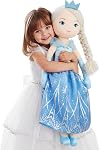 June Garden 30" XL Princesse Seraphina Rainbowdream Soft Rag Doll - Cadeau de poupée de taille de vie adorable pour filles - Robe rose