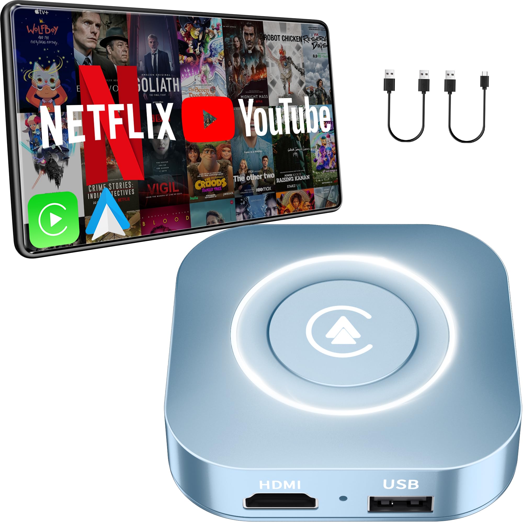 Amazon.com: Netflix CarPlay Adapter, Magic Box YouTube Hulu