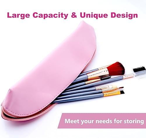 Miniatura 6 de JIALTO Bolsas de maquillaje para mujer, bolsa colgante de maquillaje, bolsa plegable de viaje con 4 compartimentos, organizador de cosméticos