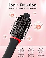 Vista 3 de Plus 2.0 Hair Dryer Brush Blow Dryer Brush in One, 2'' Oval Brush Head Hot Air Brush Styler & Volumizer with Ionic Technology, NTC Smart Temp Negro