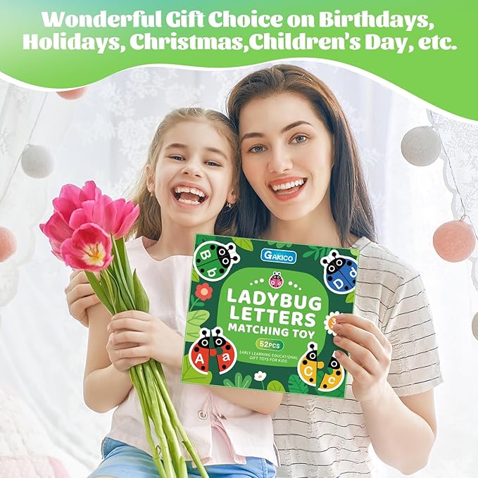 Rompecabezas Cartón Abecedario Mariquita Educativo 3 Anos miniatura 9