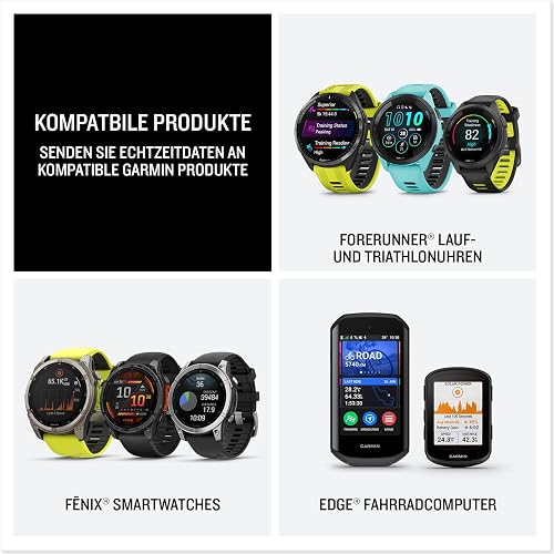 Garmin HRM-600 (M-XL), Fascia cardio, Bluetooth e ANT+, Multisport, Nuoto, Dinamiche di corsa, HRV, Batteria ricaricabile, Autonomia fino a 2 mesi, Lavabile in lavatrice - 5