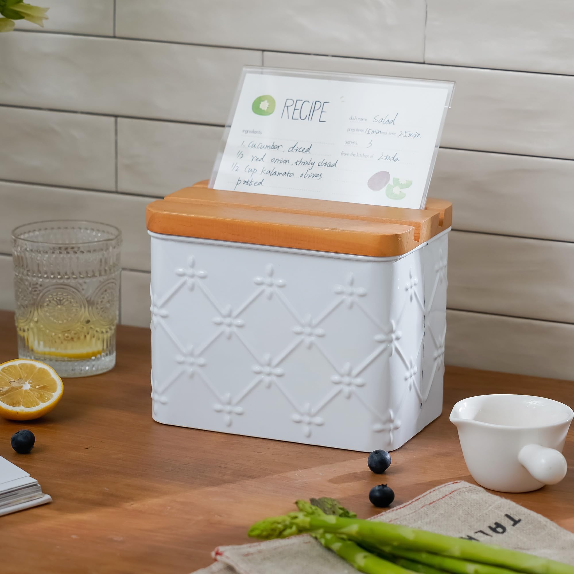 Floral Recipe Box - Organize Your Recipes! -5 Floral Recipe Box - Organize Your Recipes! -5