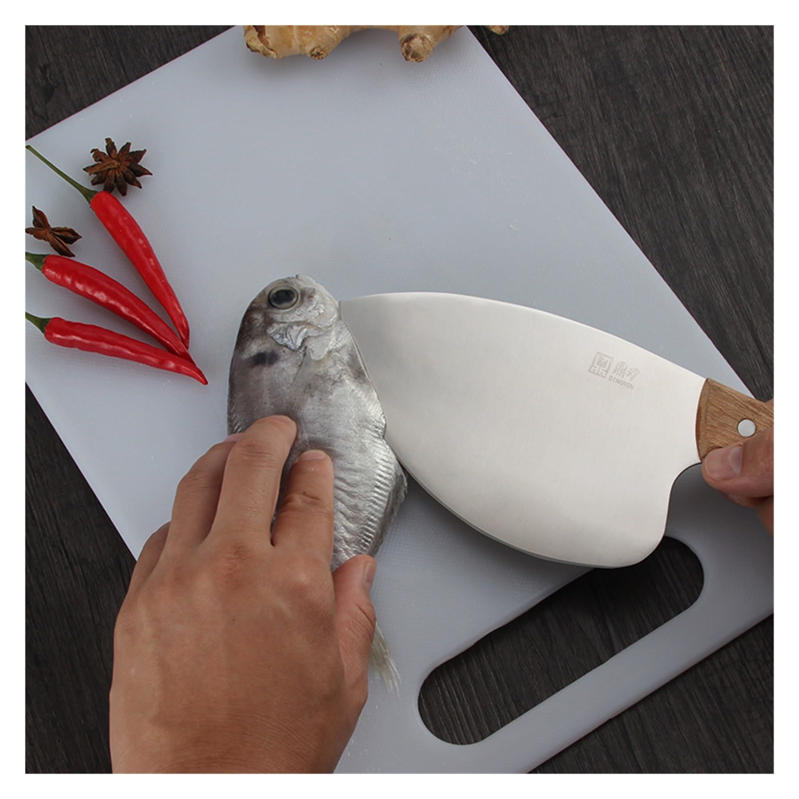 Coltello da sfilettatura affilato for la pancia a lama tonda for affettare frutti di mare, pesce, prodotti acquatici, strumento for la lavorazione, coltelli for esche da pesca