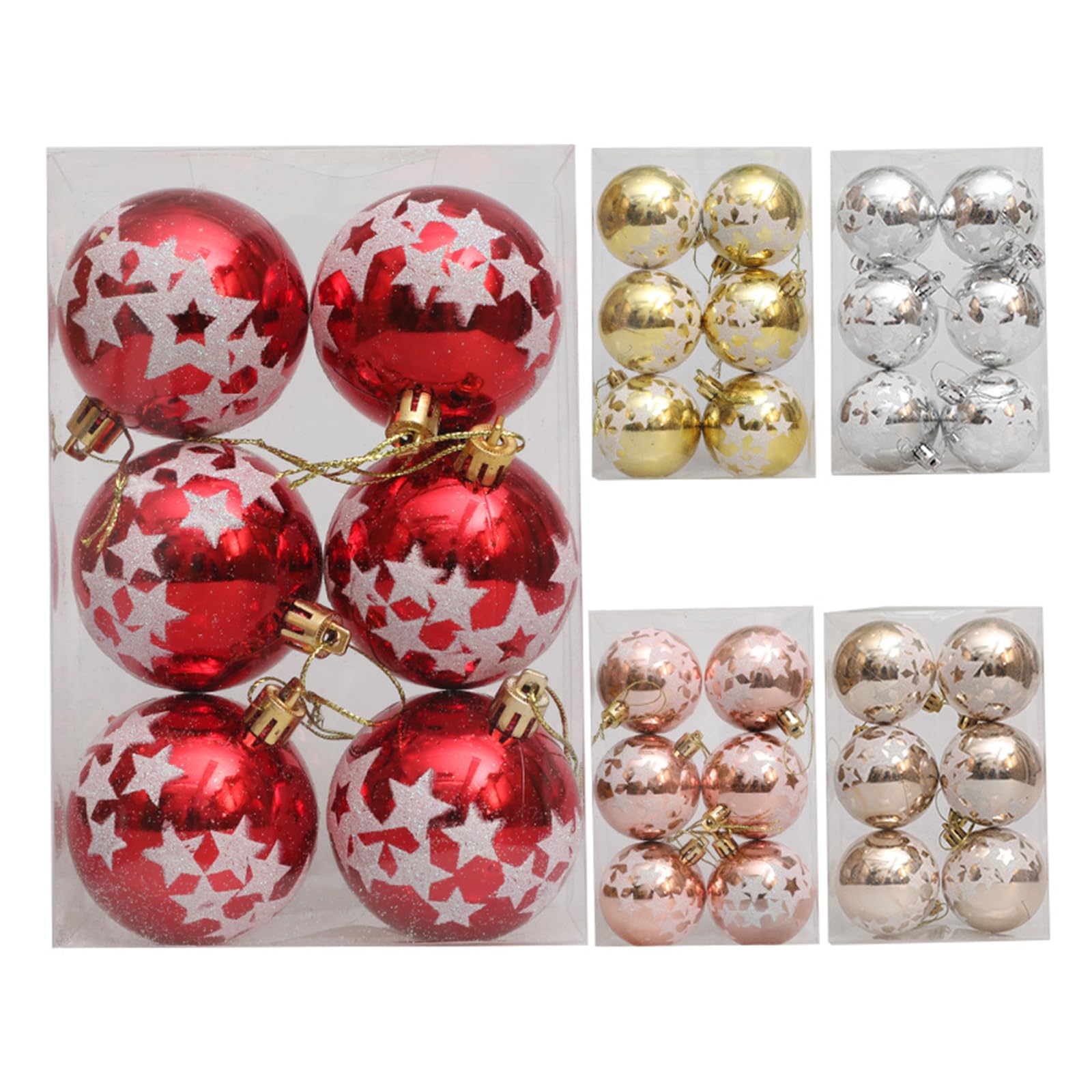 Característica colgante bola de Navidad elegante Navidad colgante bolas pintado Festival bola ornamento