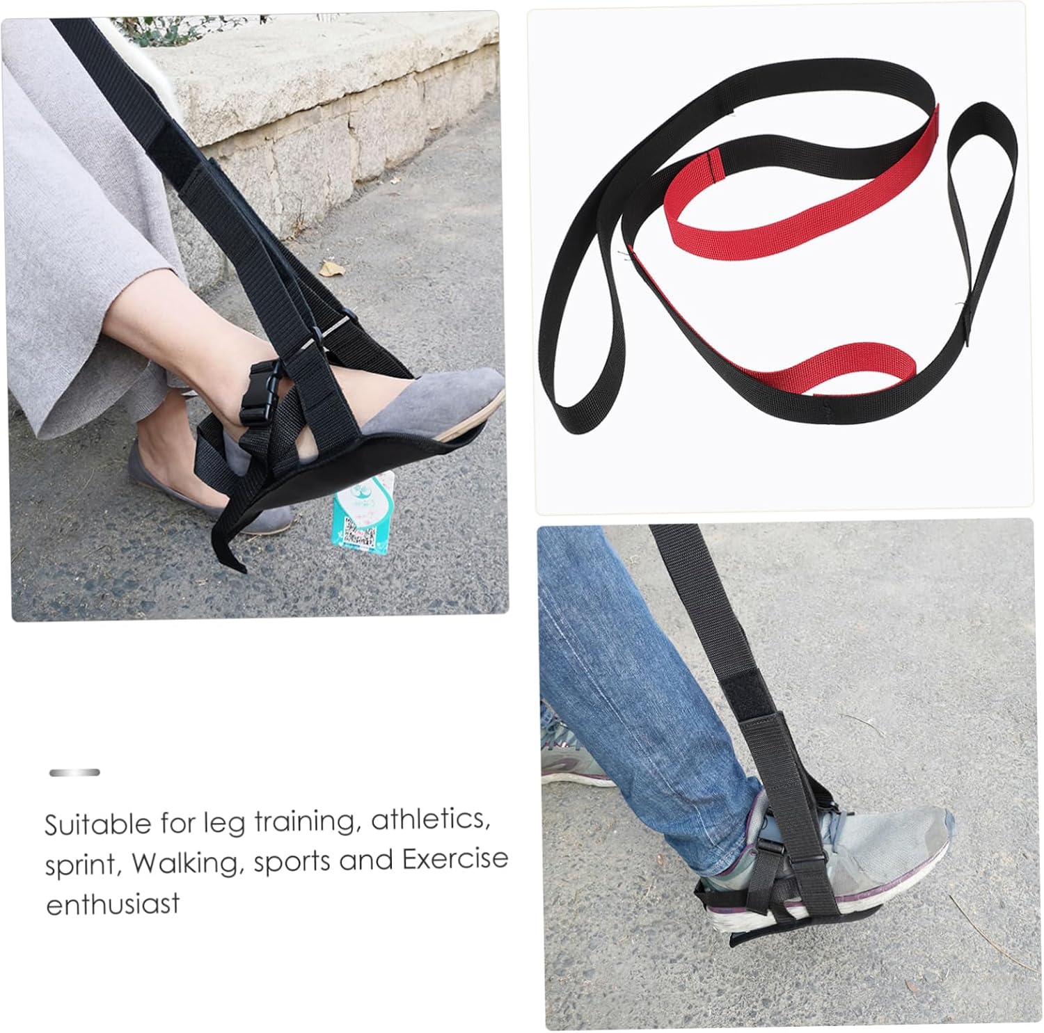 Practical Leg Assist Walking Leg Lifter Strap Band for Yoga Gym Equipment