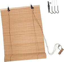 Housoutil Cortina 1 Conjunto De Decoração Persianas De Bambu De Janela Retro Sombra De Janela De Sombra De Bambu Persianas De Bambu De Palha De s De Janela Cortinas De Janela