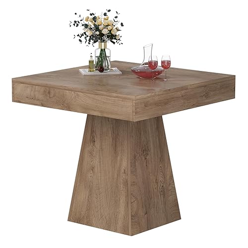 Square Dining Table, 31.5-inch Dinner Table for 2-4 People, ​Kitchen